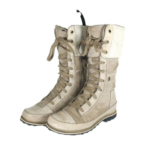 The North Face Shoes - The North Face Women's Snowtropolis US6,5 Brown Suede Insulated Lace Up Boots
